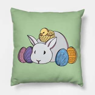 Springtime bunny Pillow