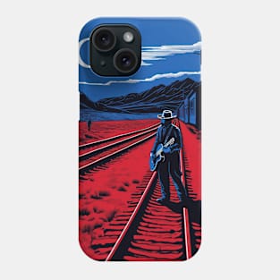 Lone Bluesman's Journey Phone Case