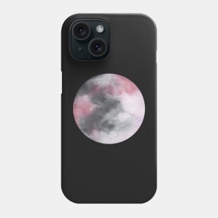 Tie dye moon watercolor Phone Case