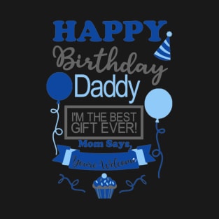 Happy Birthday Daddy Baby Onesie T-Shirt