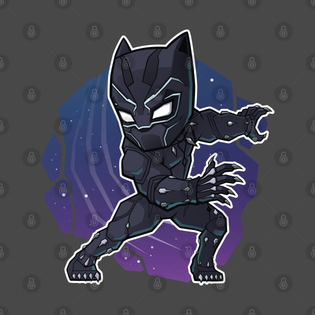 Black Panther Chibi by Xar623