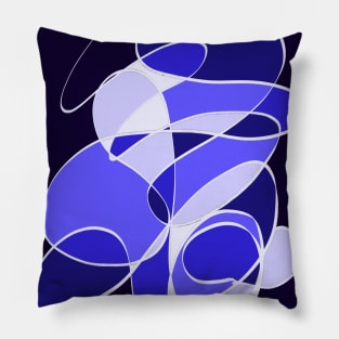 Crazy Blue Pillow