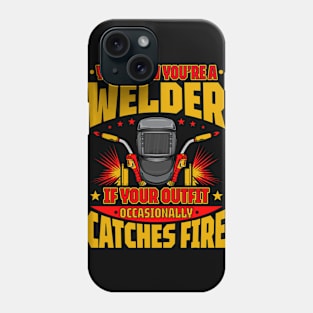 Welder Operator Welding Coded Welder Phone Case