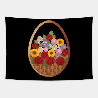 Colorful flower Tapestry