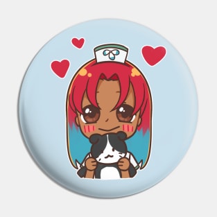 Kitty Love! Nurse Nila Anime Character Pin