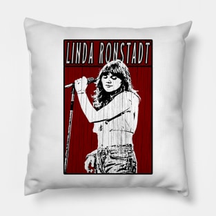 Vintage Retro Linda Ronstadt Pillow