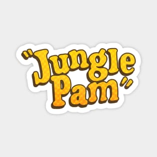 Jungle Pam - Retro 70s Car Drag Racing Icon Magnet