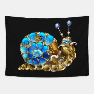 Mechanical Steampunk Snail Tapestry