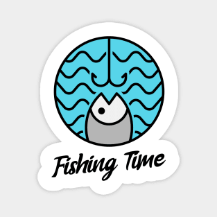 Fishing Time / Sport Fishing / Fishing Design / Fishing Lover / Fisherman gift Magnet