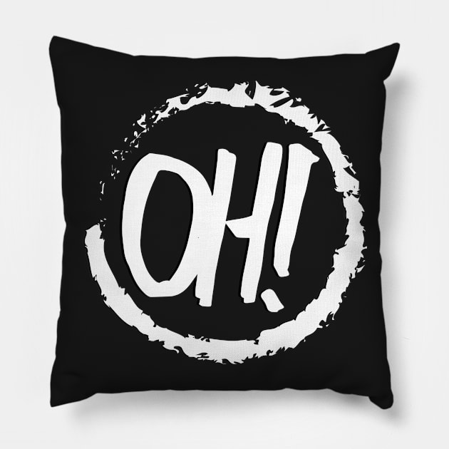 Circle OH Pillow by Ocho Hachi