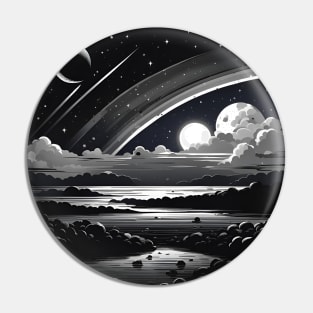 Moonlight Rainbow Pin