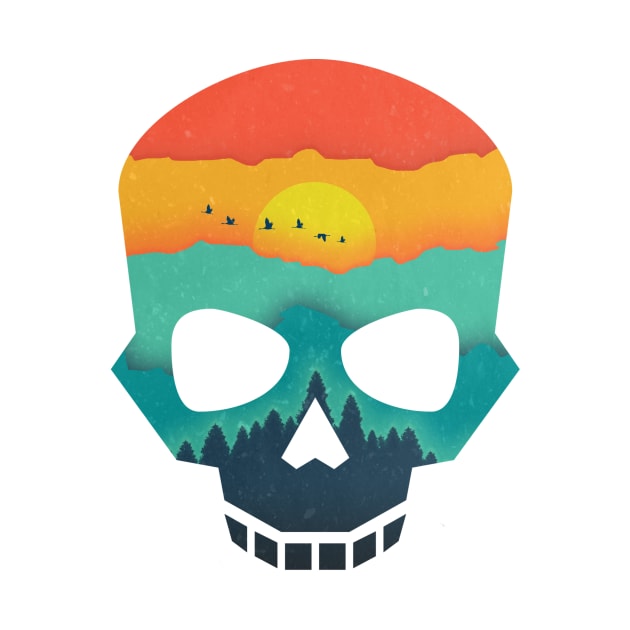 Skully Sunset by Samcole18