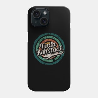 Linda Ronstadt // Retro Circle Crack Vintage Phone Case