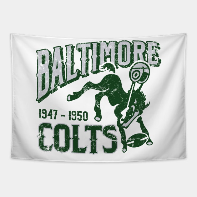 Baltimore Colts Tapestry by MindsparkCreative