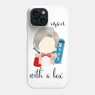 A mad man with a box · doctor who Phone Case