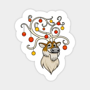 Festive Reindeer Magnet