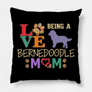 Bernedoodle Mom Love Being Mom Bernedoodles Pillow