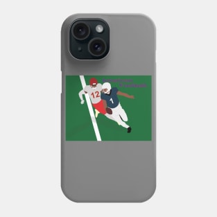 Players while playing American football Phone Case