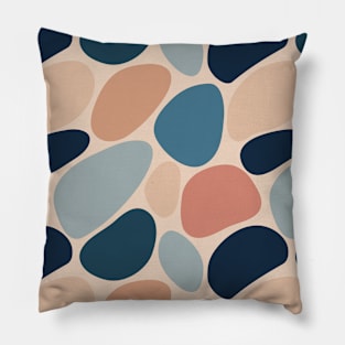 Blue pastel floral #2 Pillow