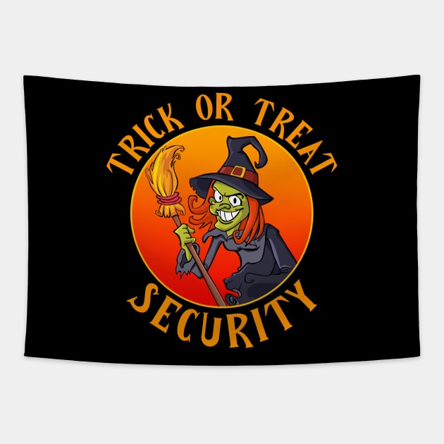 Trick or Treat Security | Halloween Security Tapestry by Ashley-Bee