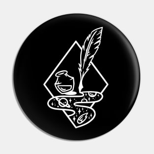 Writer's Quill Pin