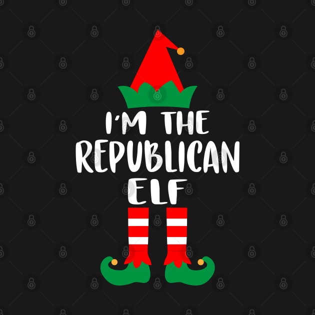 I'm The Republican Elf Family Matching Group Christmas Costume Pajama Funny Gift by norhan2000