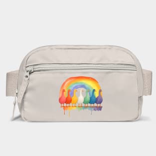 Cute Funny Adorable Rainbow Geese, Colorful Goose design Bag