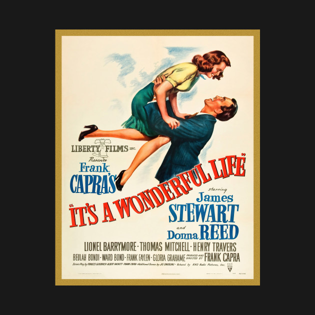 Disover It's A Wonderful Life Movie Poster - Its A Wonderful Life - T-Shirt
