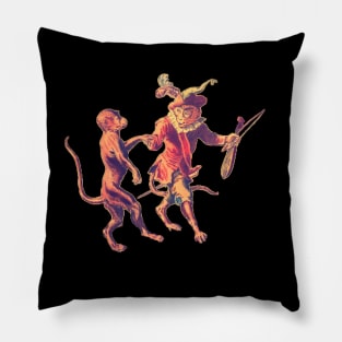 Dancing monkeys Pillow