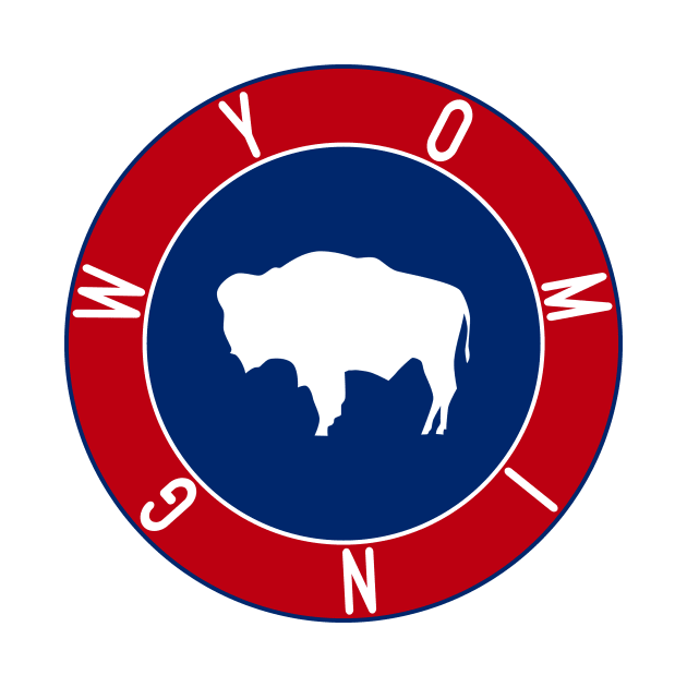 Wyoming Flag Decal by zsonn