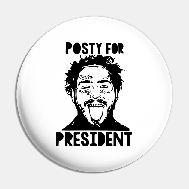 Post Malone  Maverick Pin by BUKTU