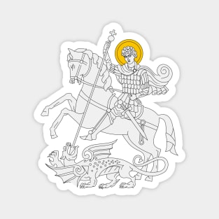 Saint George and the Dragon Magnet