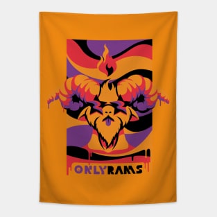 Pop Ram Colorful Cool Light Tapestry