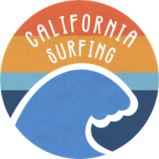 California Surfing Magnet