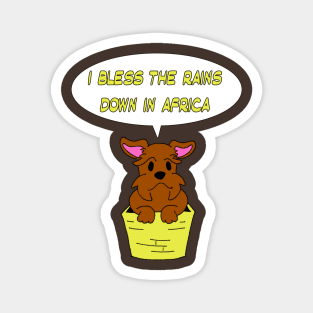 Toto Bless The Rain Down in Africa Magnet