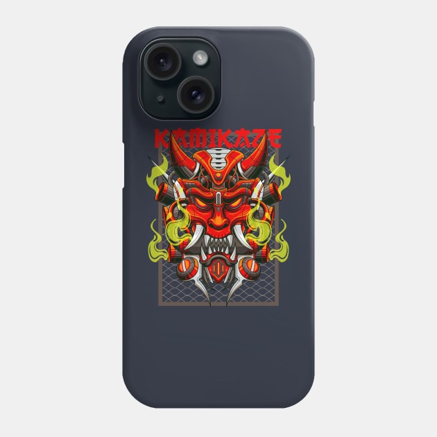 Japanese Oni Mecha 9.4 Phone Case by Harrisaputra