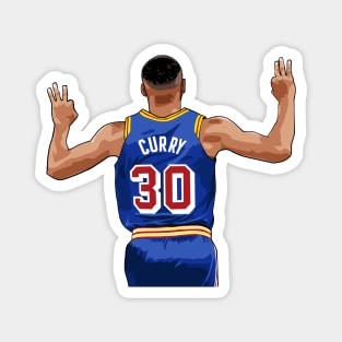 Stephen Curry Vector Back Magnet