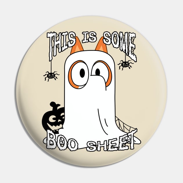 This is Boo Sheet - Bingo Pin by Karl Doodling