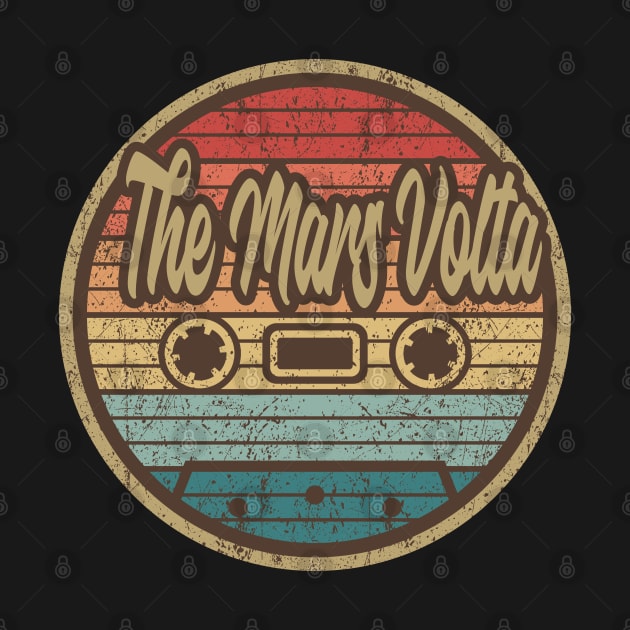 the mars volta cassette retro circle by penciltimes
