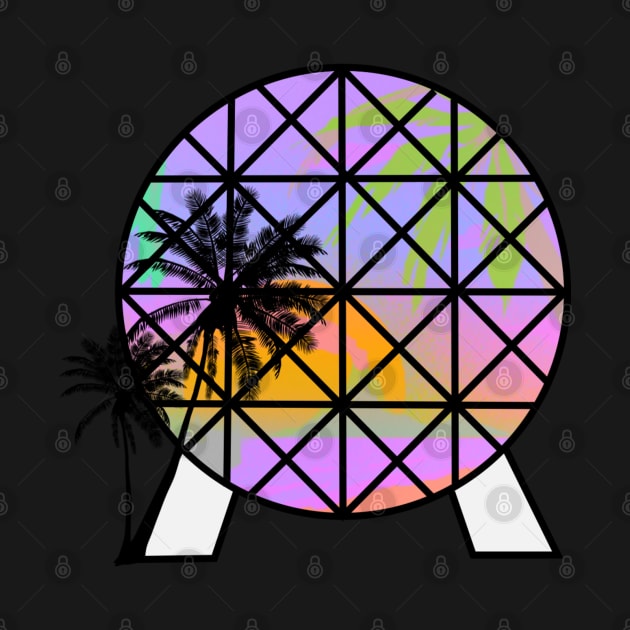 Spaceship Earth - Vaporwave by MickeysCloset