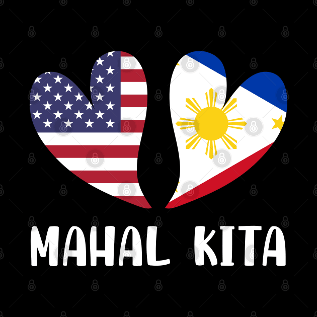 Mahal Kita Filipino American Lovers Pilipinas USA by sBag-Designs