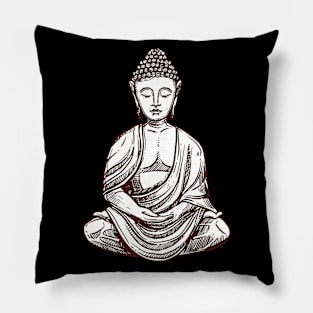 Statue of Buddha Pillow