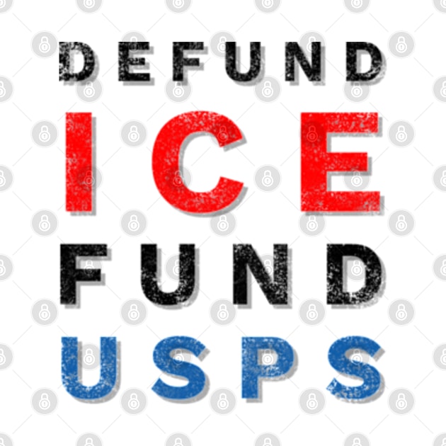 Defund Ice Fund USPS by Worldengine