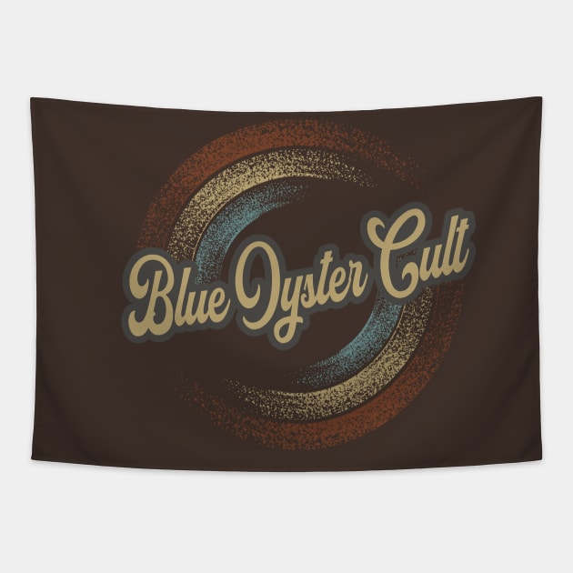 Blue Oyster Cult Circular Fade Tapestry by anotherquicksand