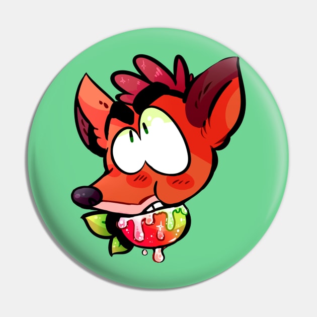 Wumpa Fruit Pin by cometcombo