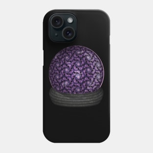 Hex Geometric Pattern ~ Mystic Purple Phone Case