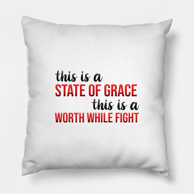 state of grace (taylors version) Pillow by sadieillust