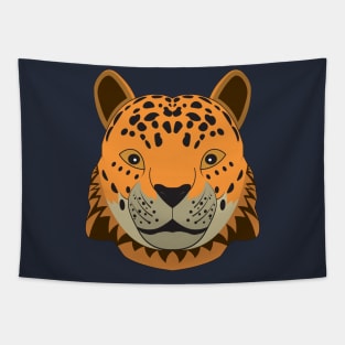 Wild Cheetah Mask Tapestry