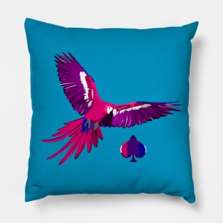 Biromantic Ace Pride Parrot Pillow