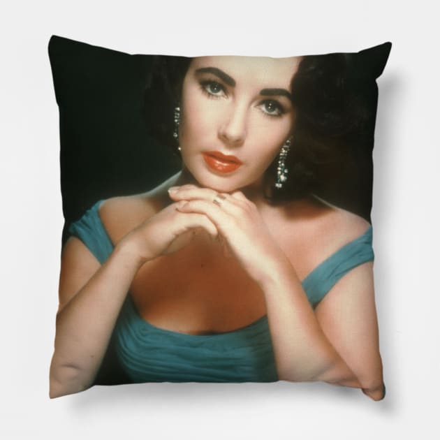 Elizabeth Taylor Pillow by KOTFILMS